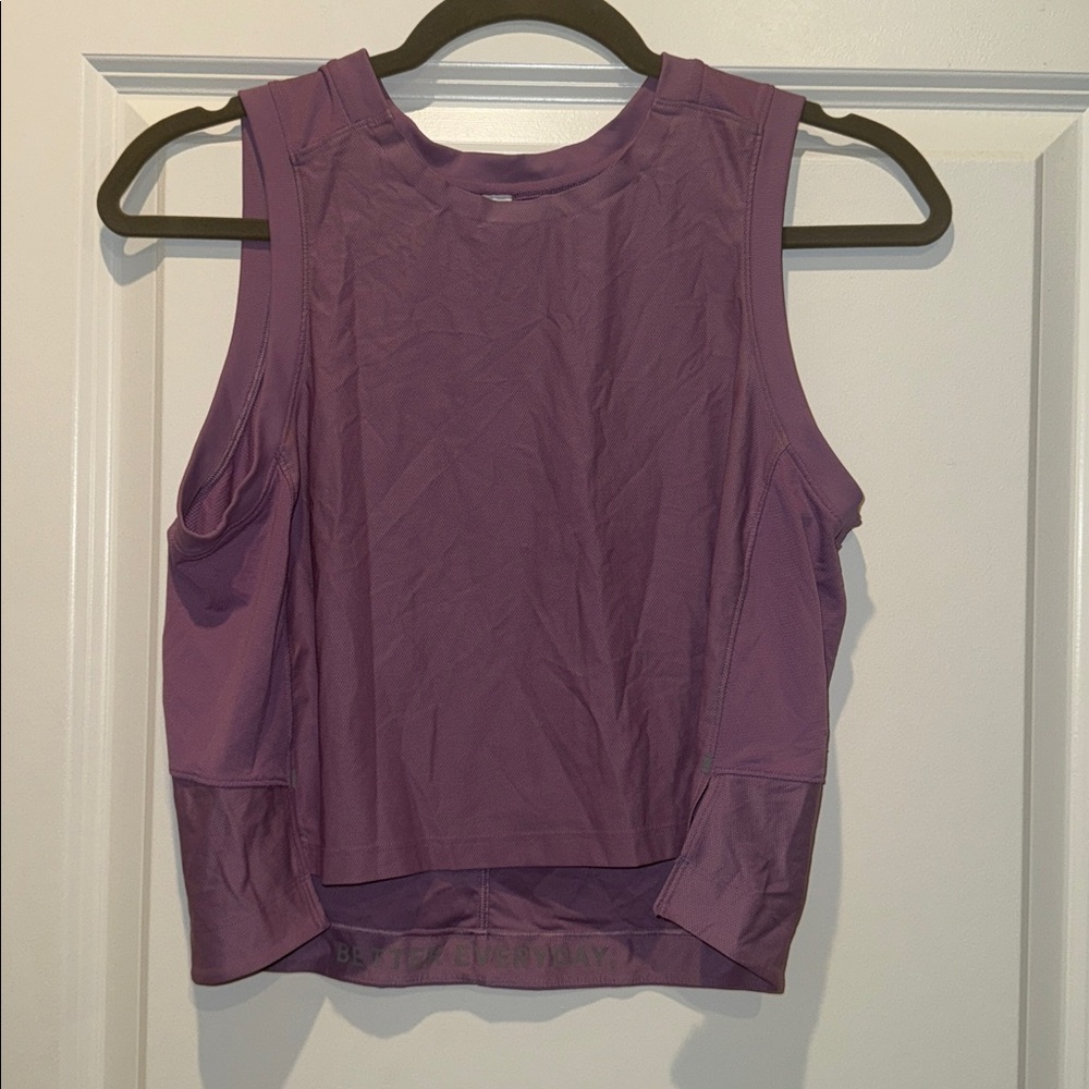 Lululemon Purple Sleeveless Athletic Top